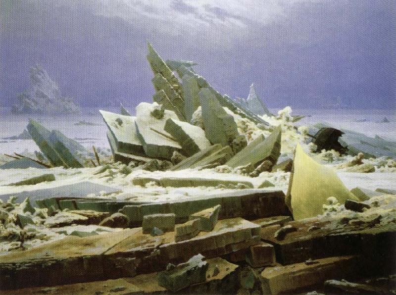 Caspar David Friedrich Shipwreck or Sea of Ice oil painting image